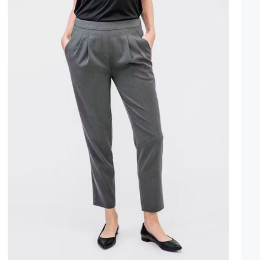 Ministry of Supply Gray Ankle Pants